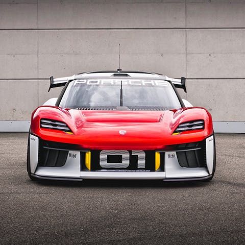 Porsche electric deals race car