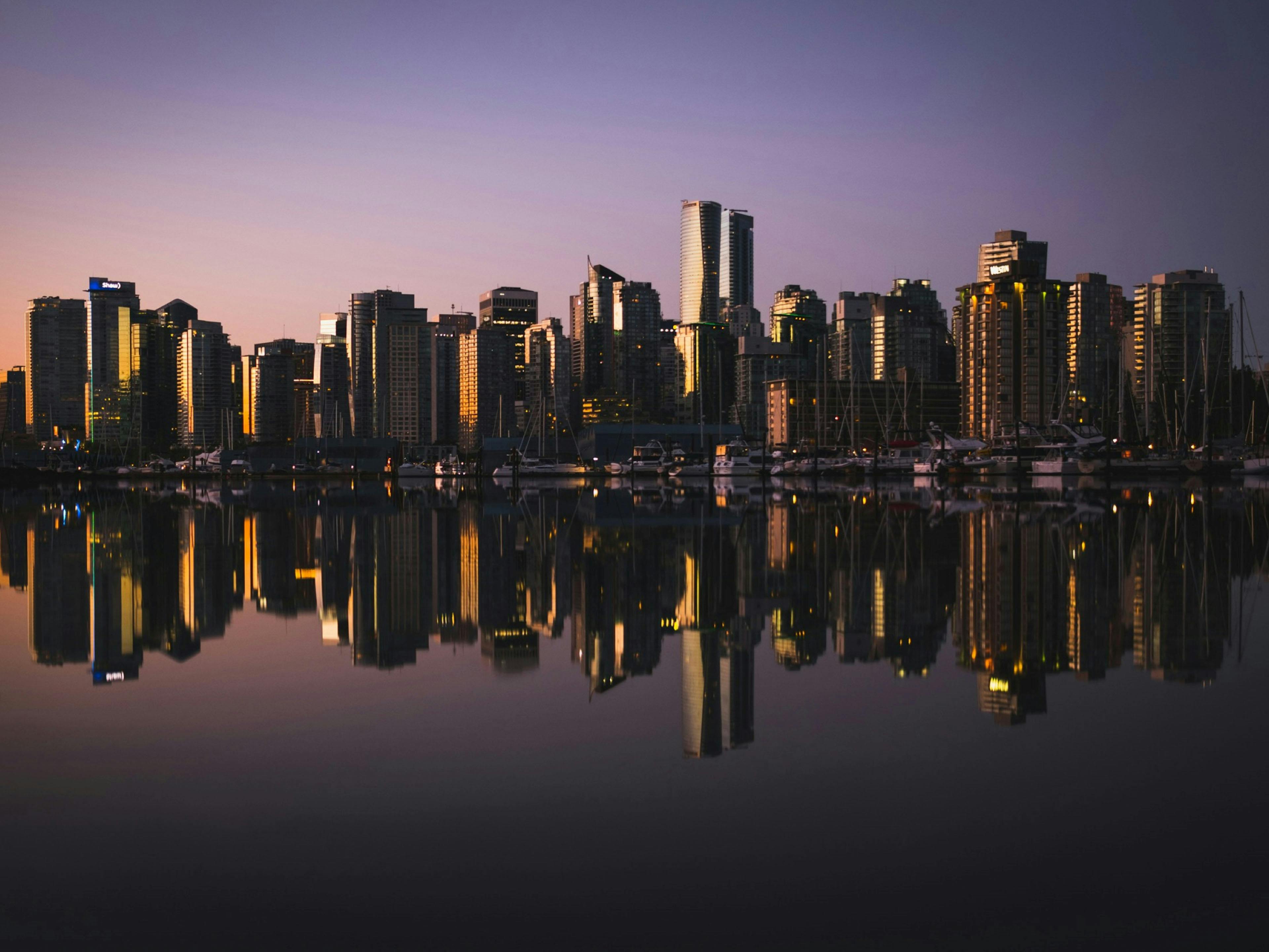 Vue de Vancouver.