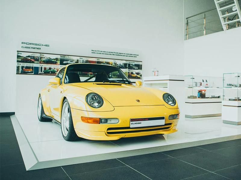 Classic Corner at the Porsche Centre Estoril.