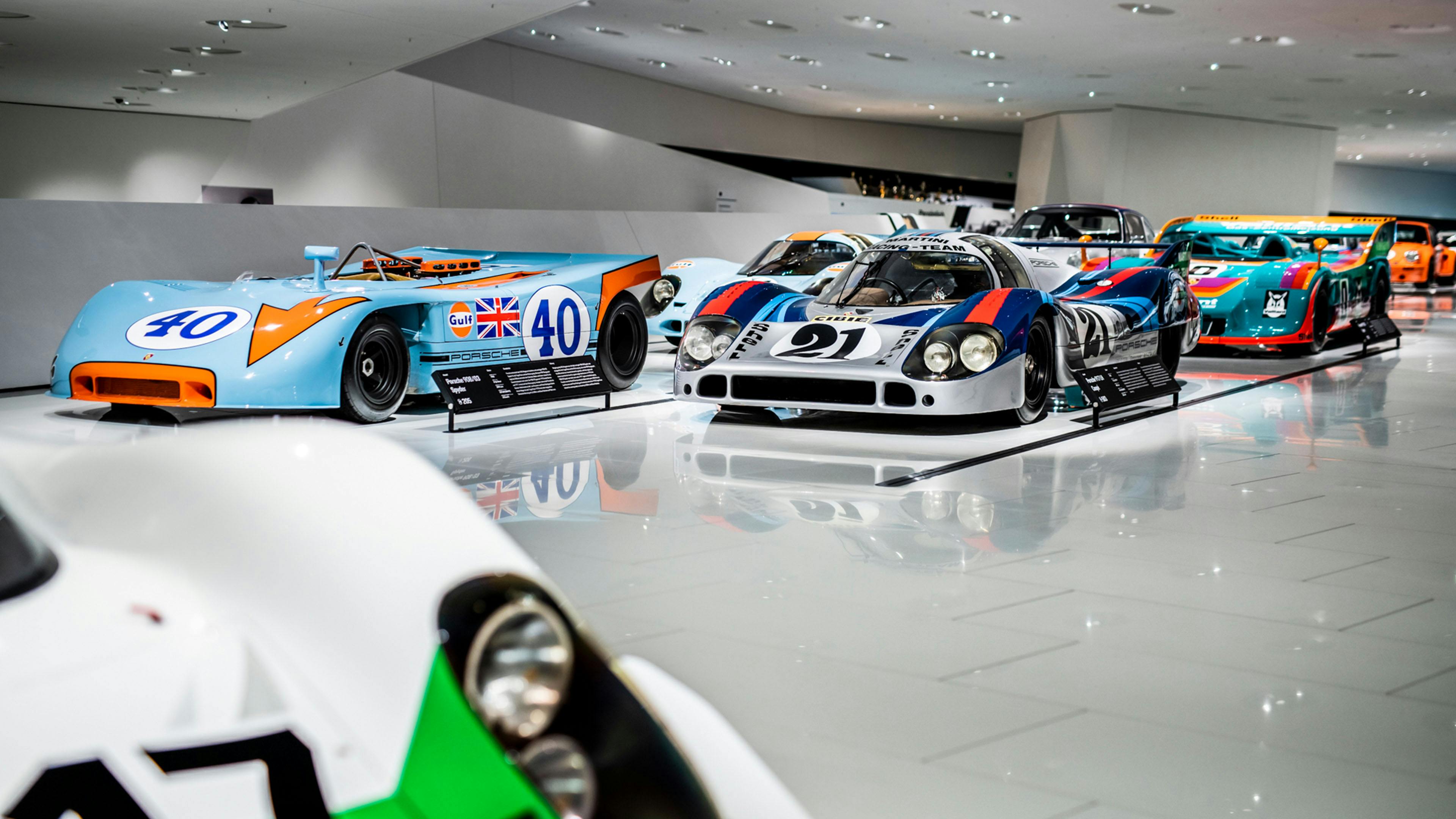 Fahrzeuge im Porsche Museum