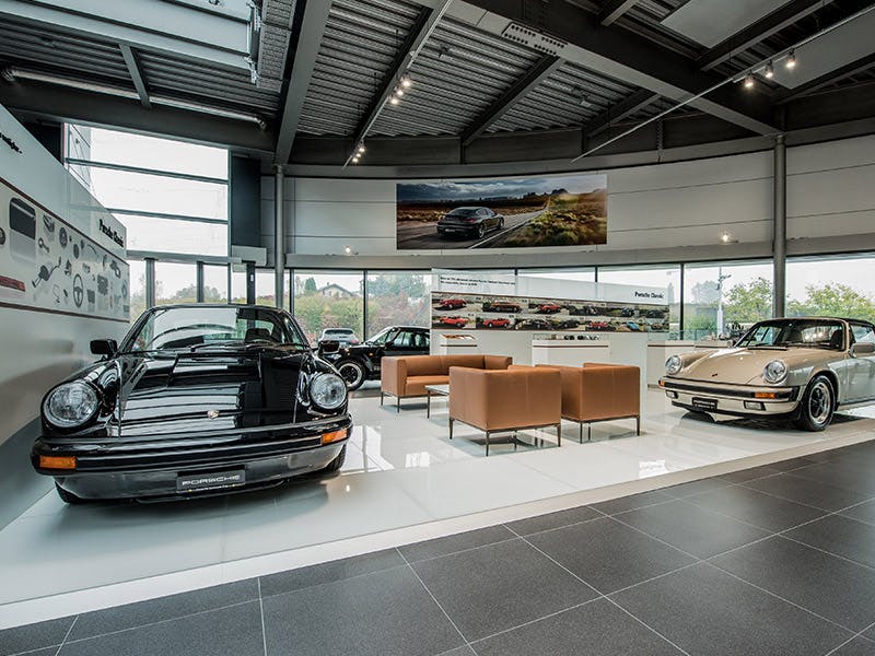 Angolo Classic presso il Centro Porsche Zug.