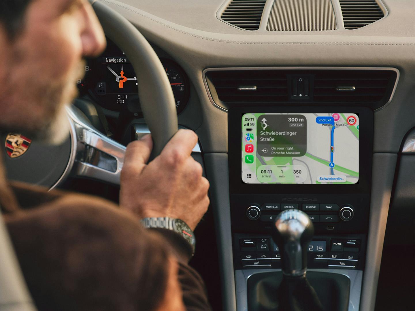 PCCM Plus Display mit aktiver Navigationsführung