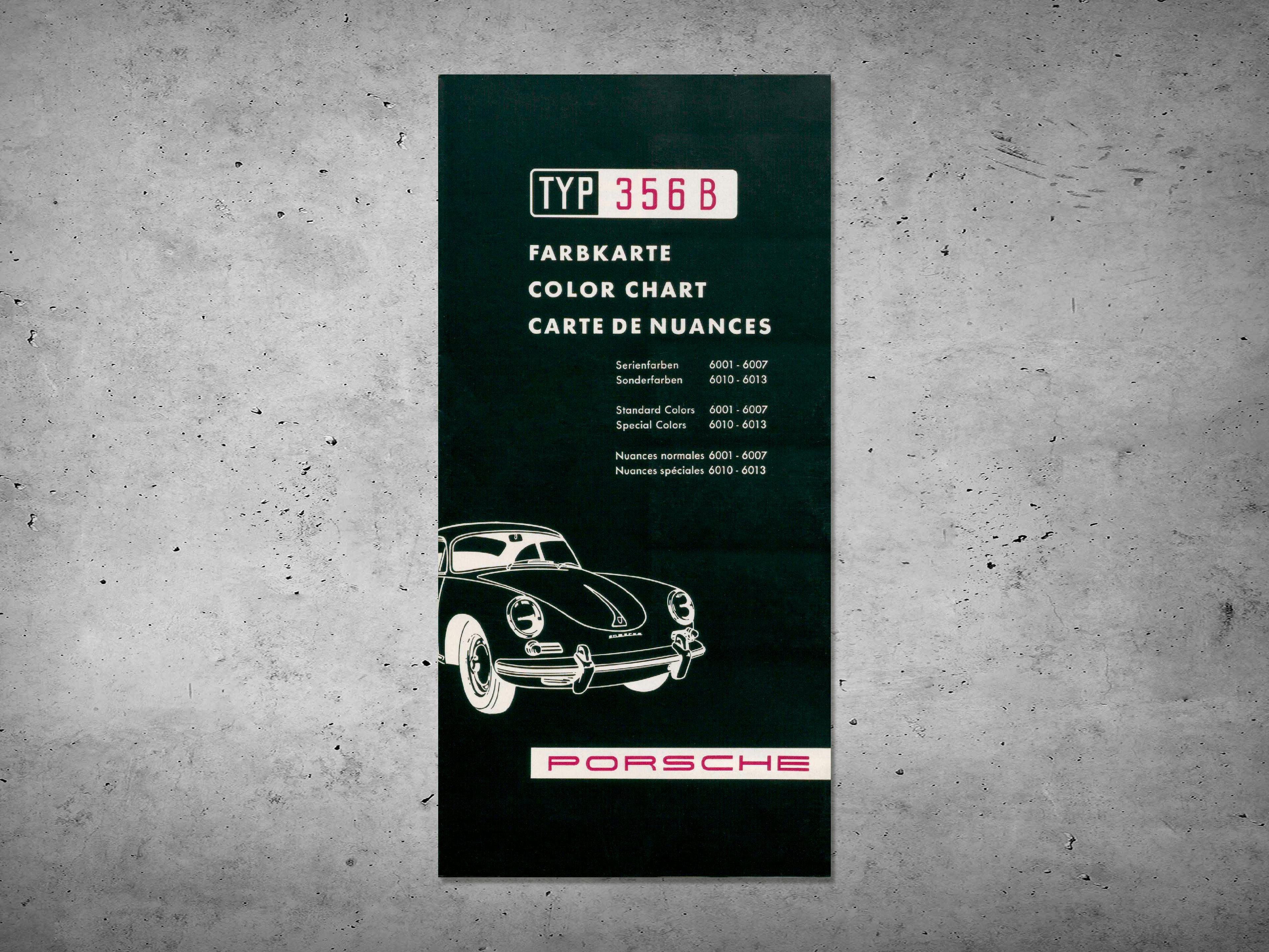 356 Colour information MY 1960-1961