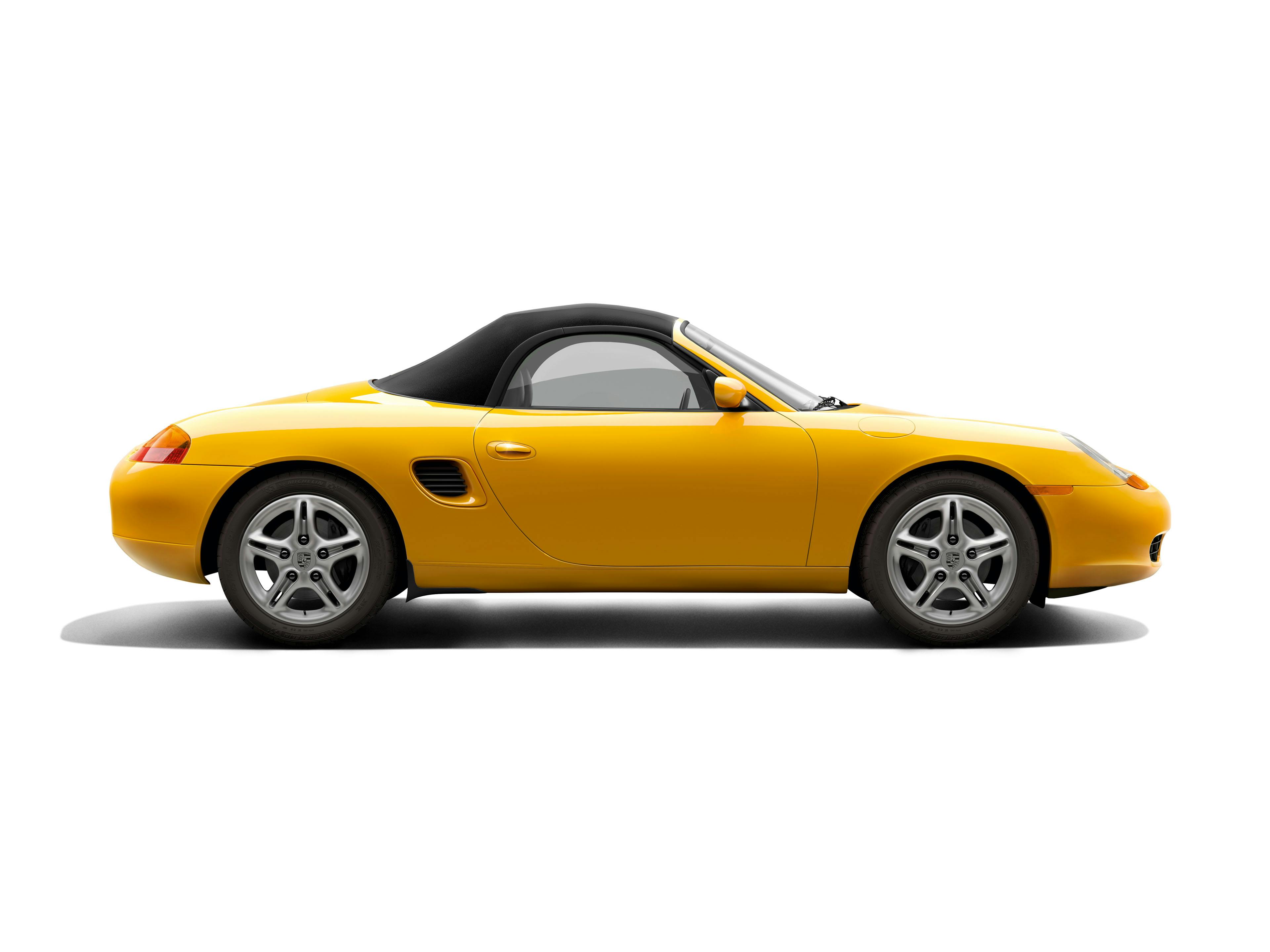 Porsche Boxster (Typ 986), speedgelb.
