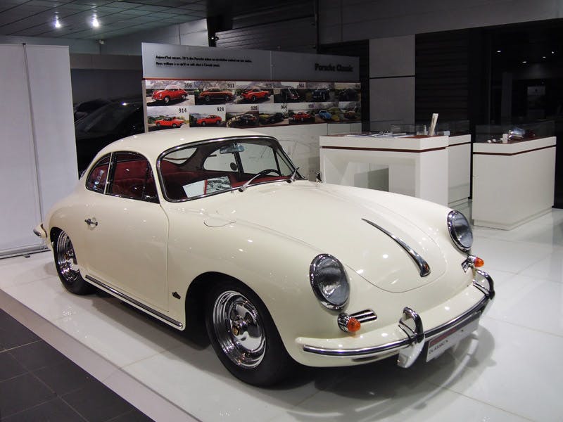 Classic Corner at the Porsche Centre.