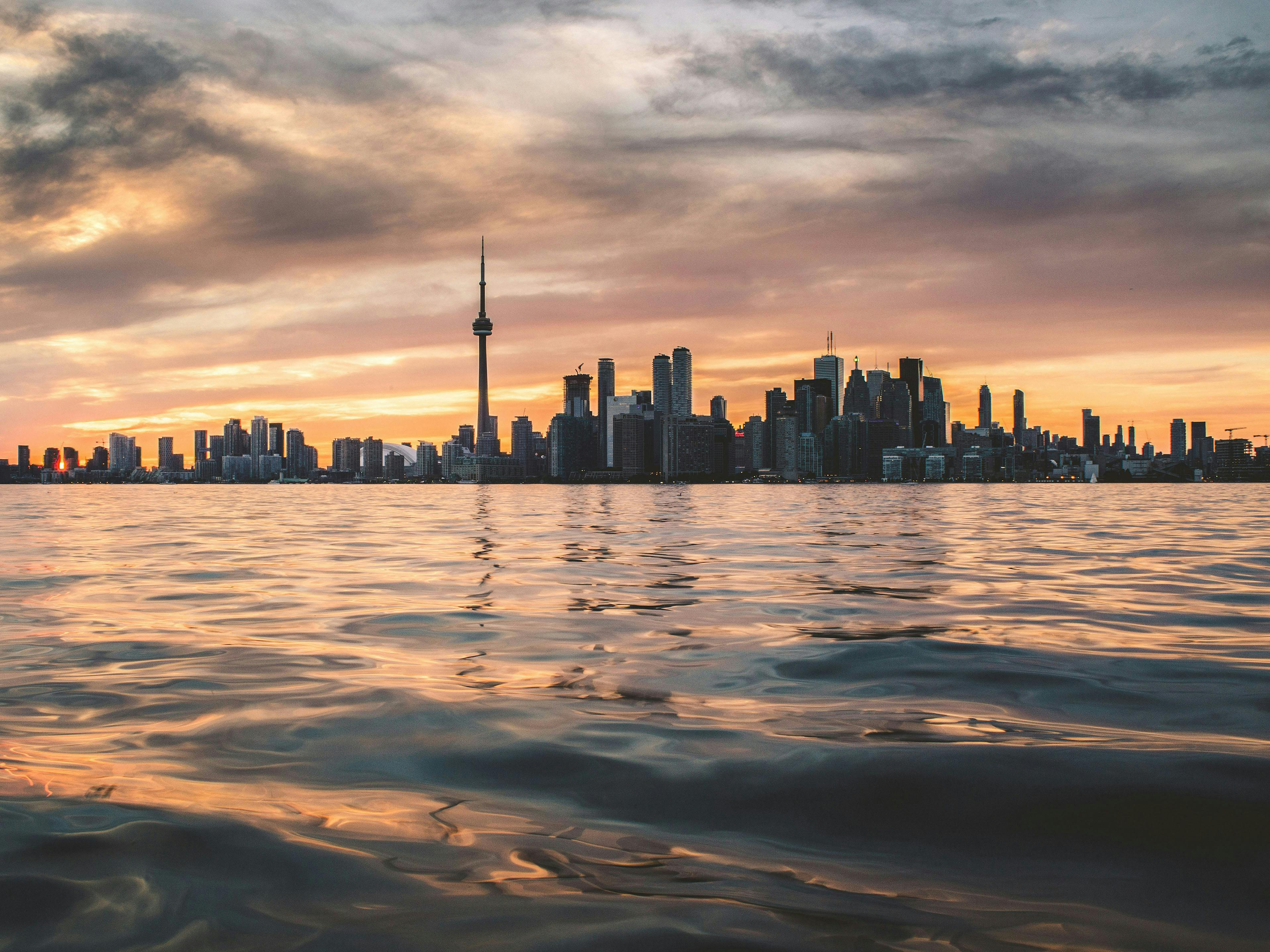 Vue de Toronto.