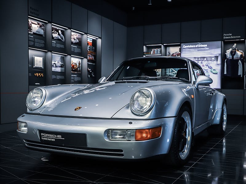 Classic Corner at the Porsche Centre Lebanon.