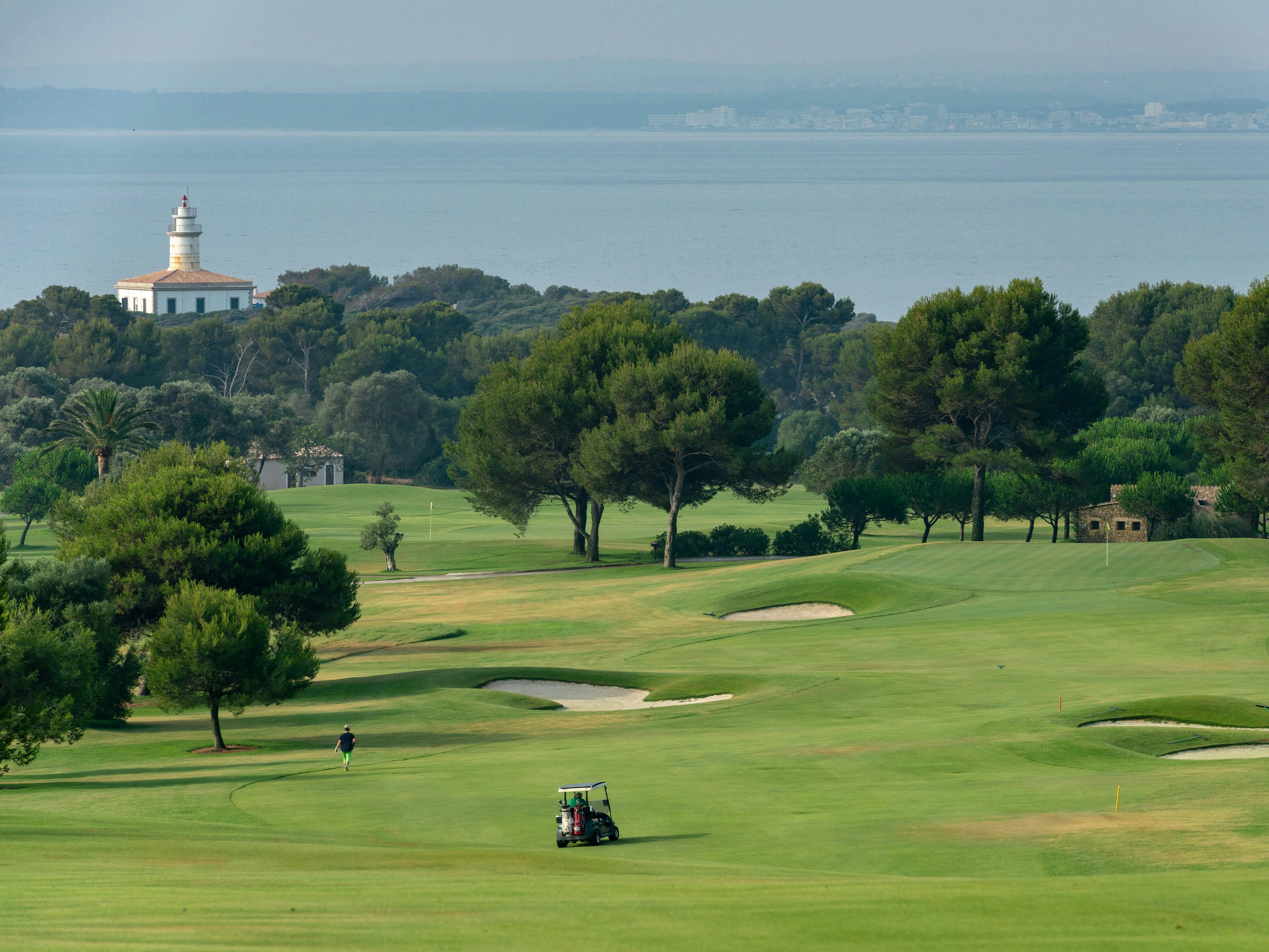 Totale über die Anlage des Club de Golf Alcanda