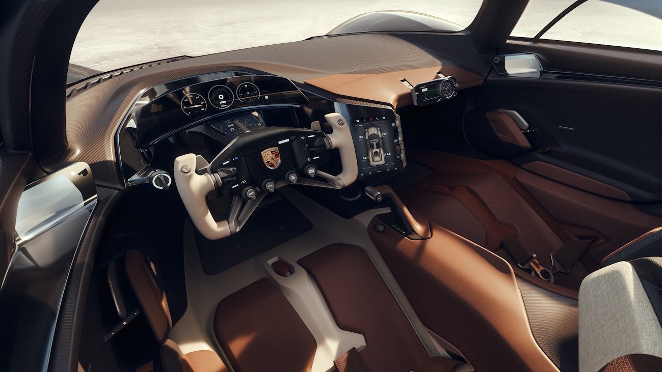 NEW Porsche Mission X – Next-Gen Electric Hypercar – Interior and