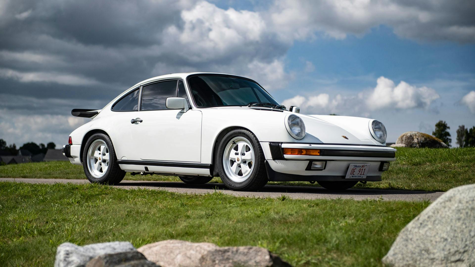 Restored Porsche 911 Carrera, model year 1987.
