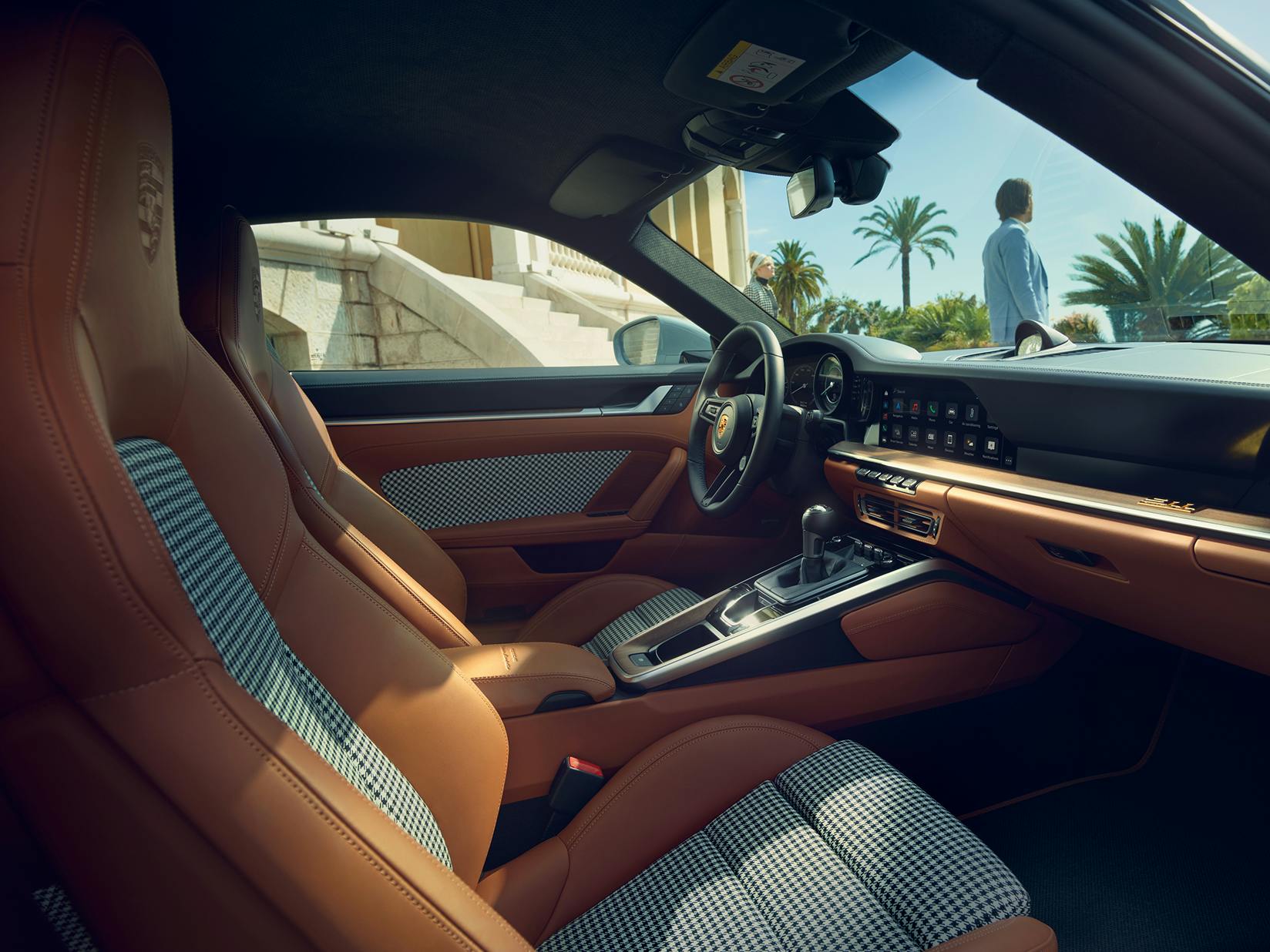 A look inside the cockpit of the Porsche 911 Sport Classic.