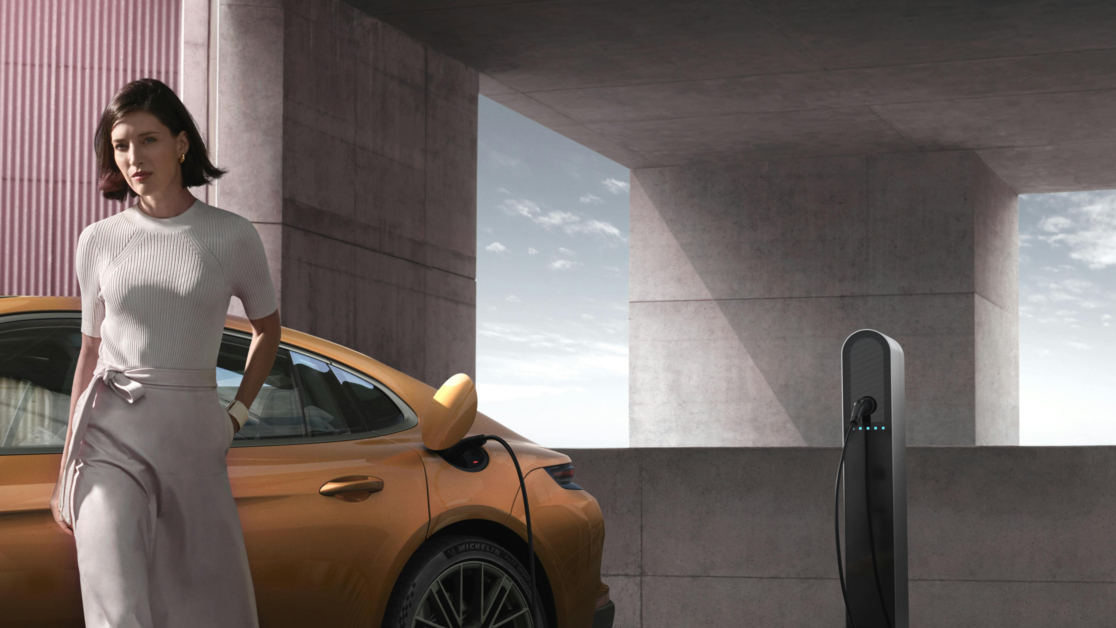 Porsche Taycan S, cargador eléctrico