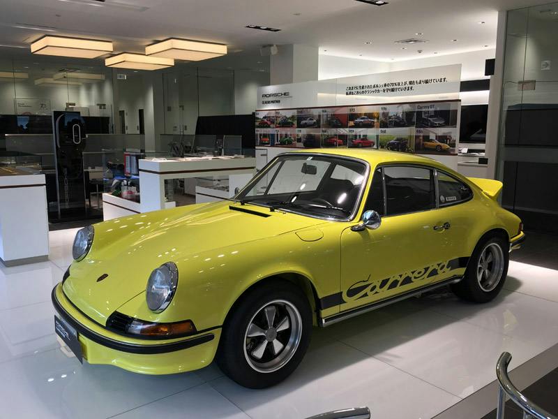 ポルシェセンター堺のクラシックコーナー