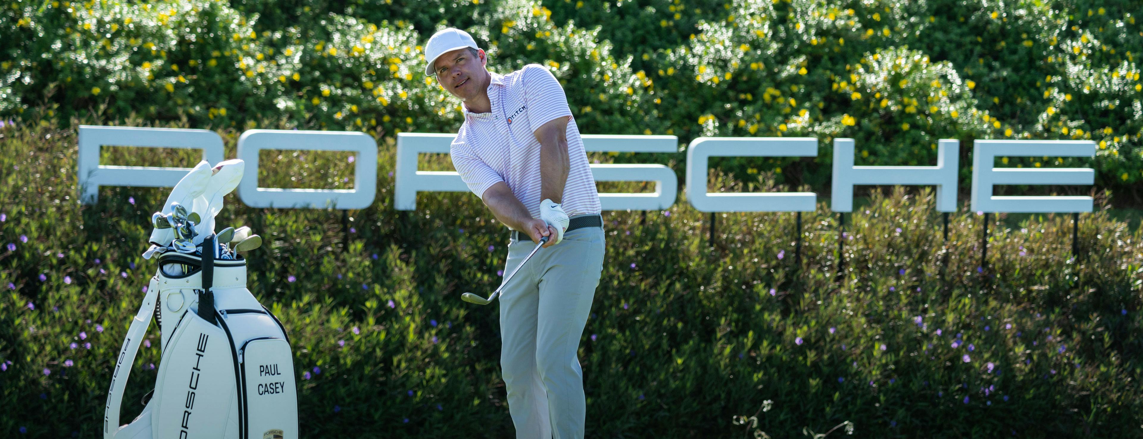 Paul Casey am 17. Loch des Classic Course des Laguna National Golf Resort Clubs