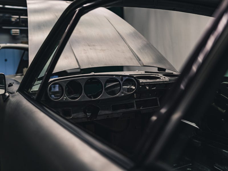 Detail shot of a bodyshell.