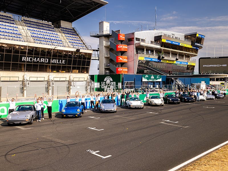 Remise des prix : les porsche du concours de restauration 2025 au Mans