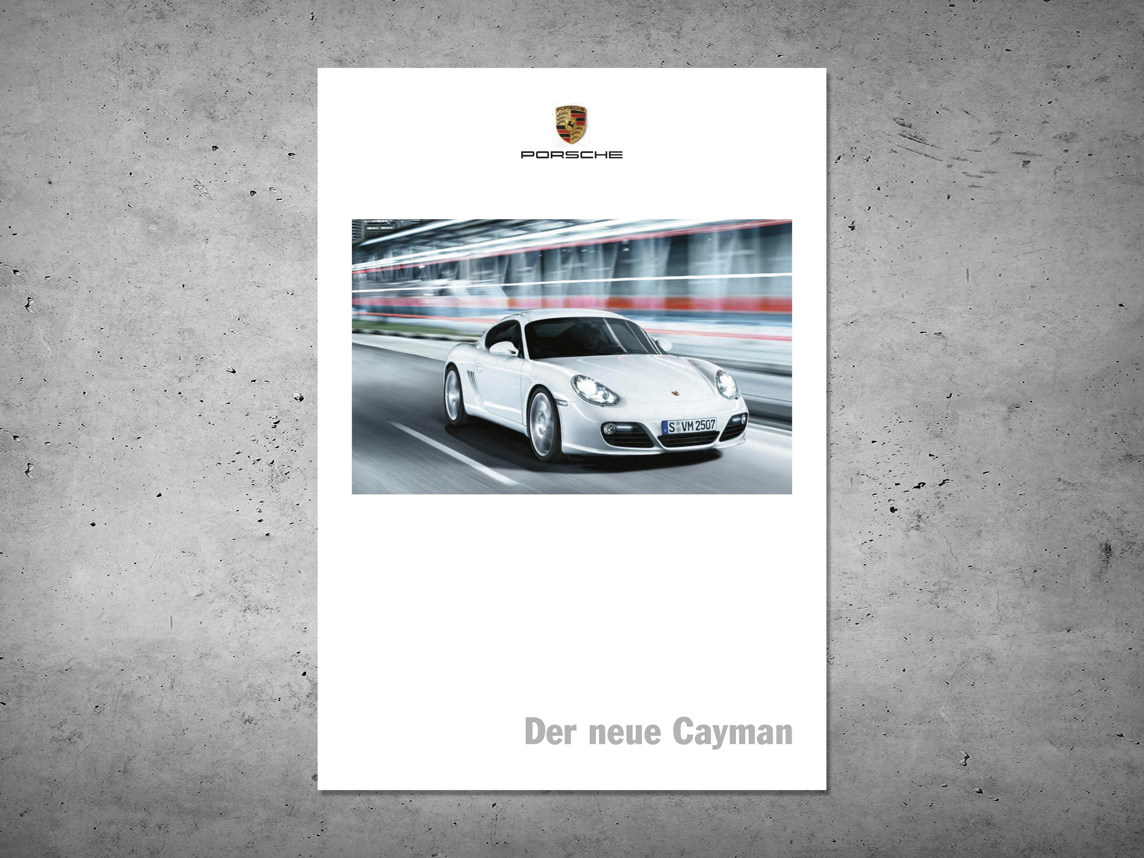 987 Cayman Colour information MY 2009