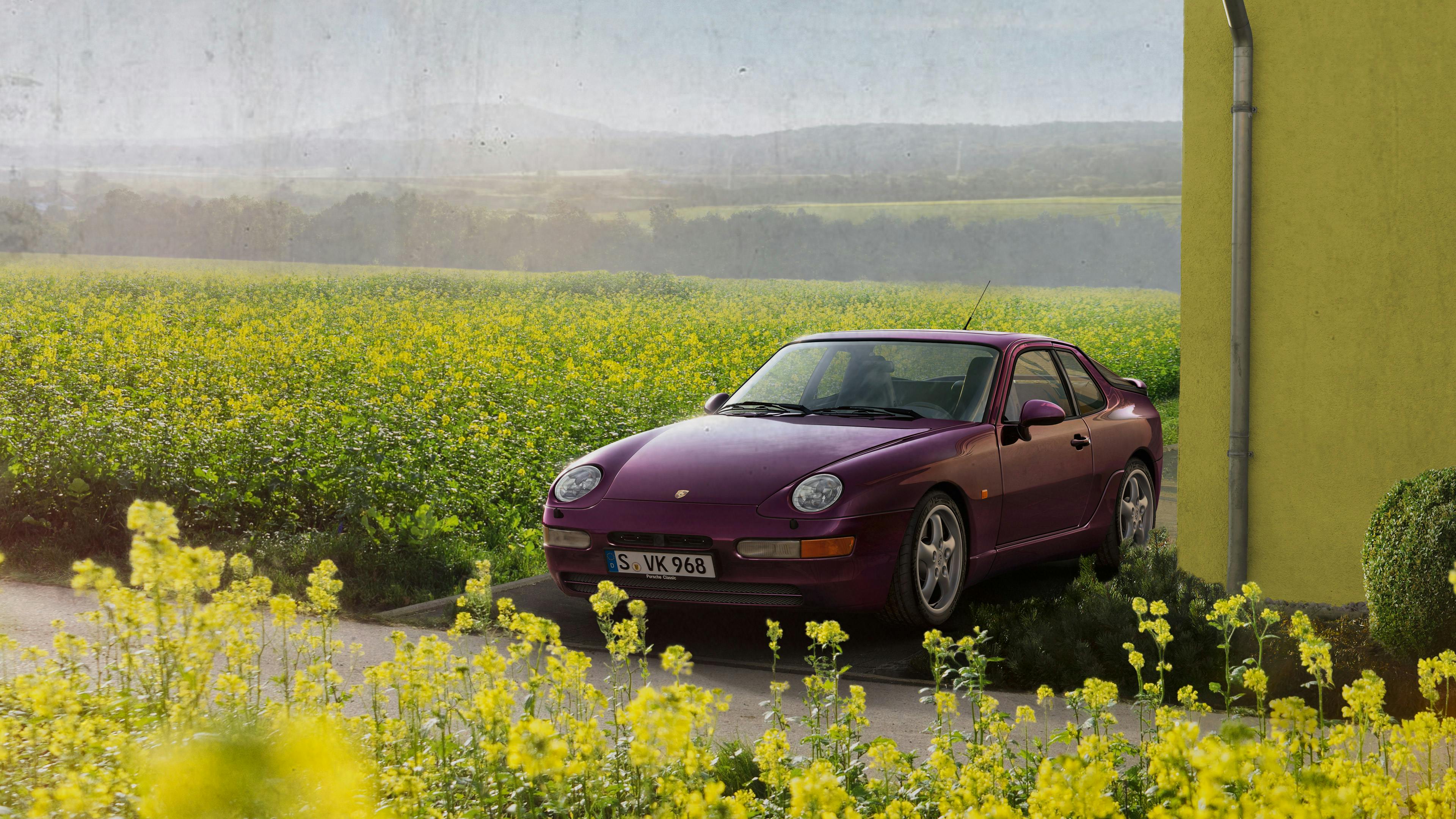 Porsche 968 in der Natur
