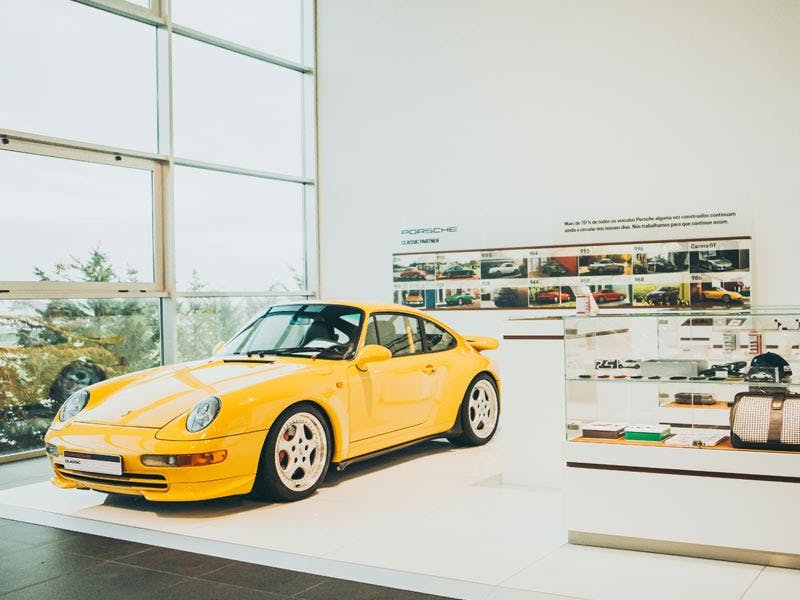 Classic Corner at the Porsche Centre