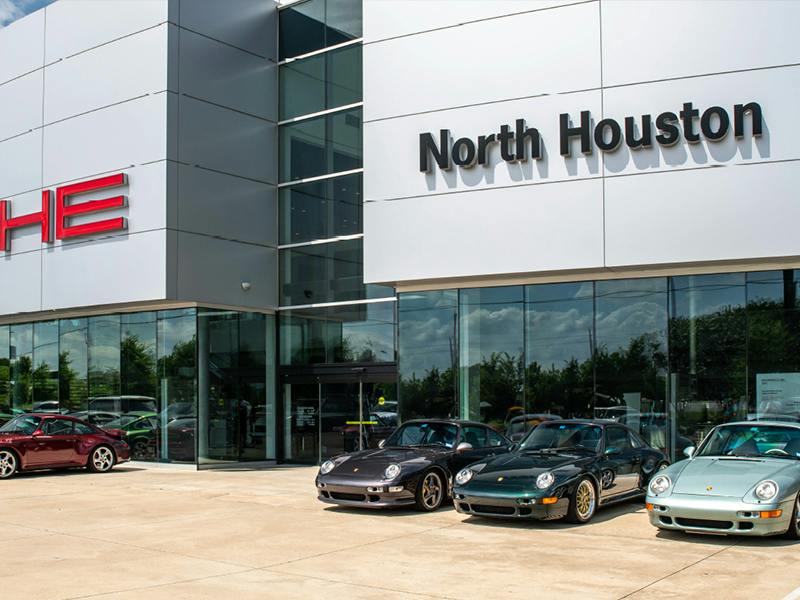 Classic Corner at the Porsche Centre North Houston
