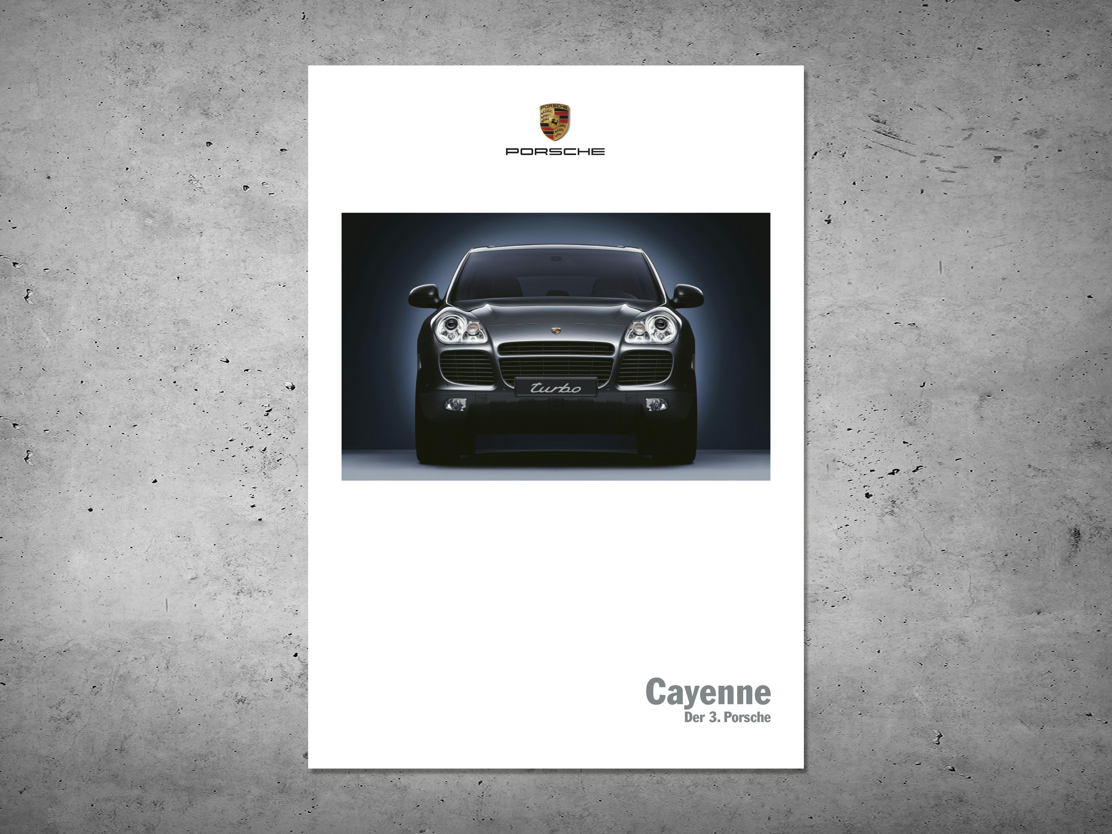 Cayenne E1 Colour information MY 2003