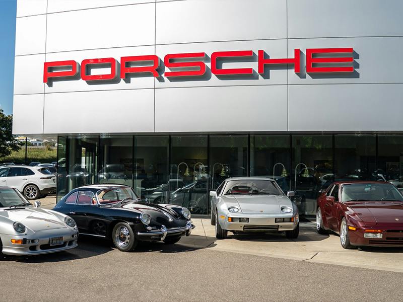 Classic Corner at the Porsche Centre Minneapolis