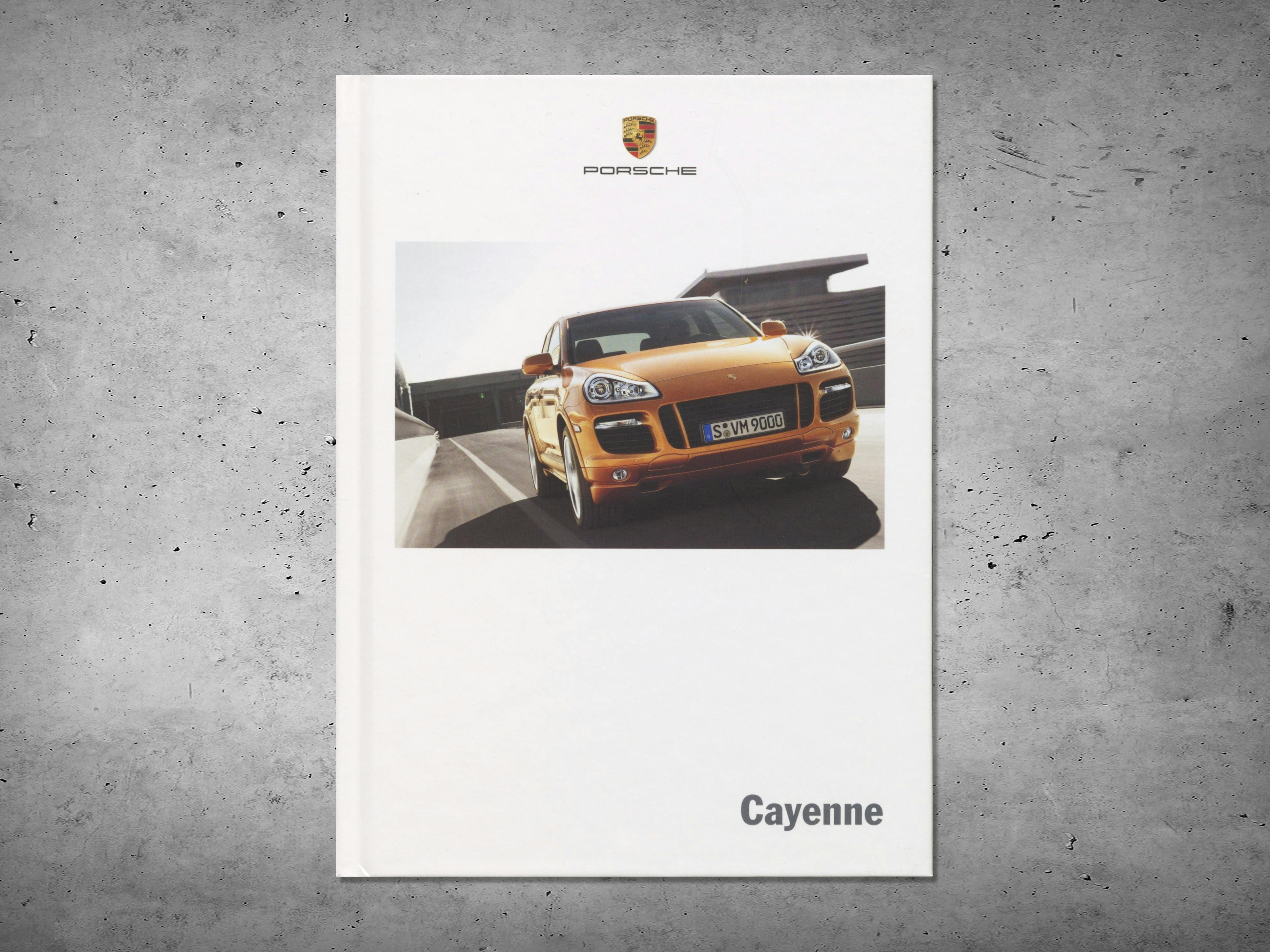 Cayenne E1 Colour information MY 2009