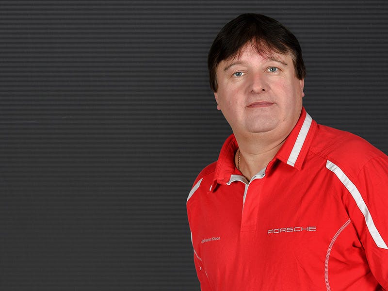 Portrait of the factory restoration employee Johann Kloos