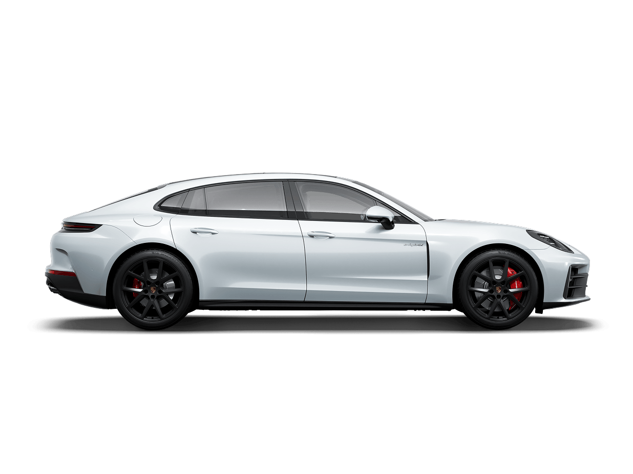 キャララホワイト メタリックのPanamera 4 E-Hybrid Executiveのサイドビュー/シルエット