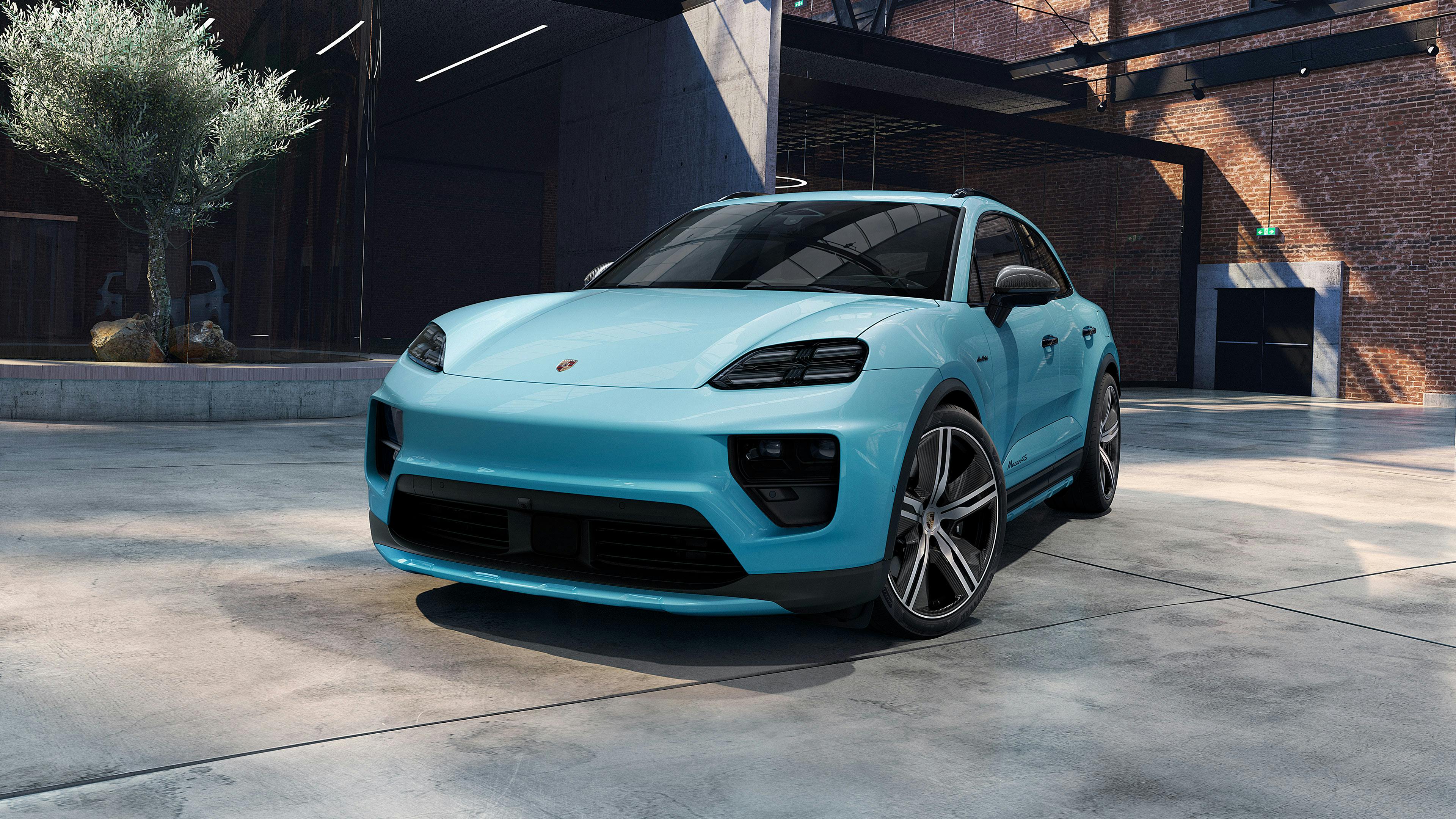 View of the Porsche Macan.