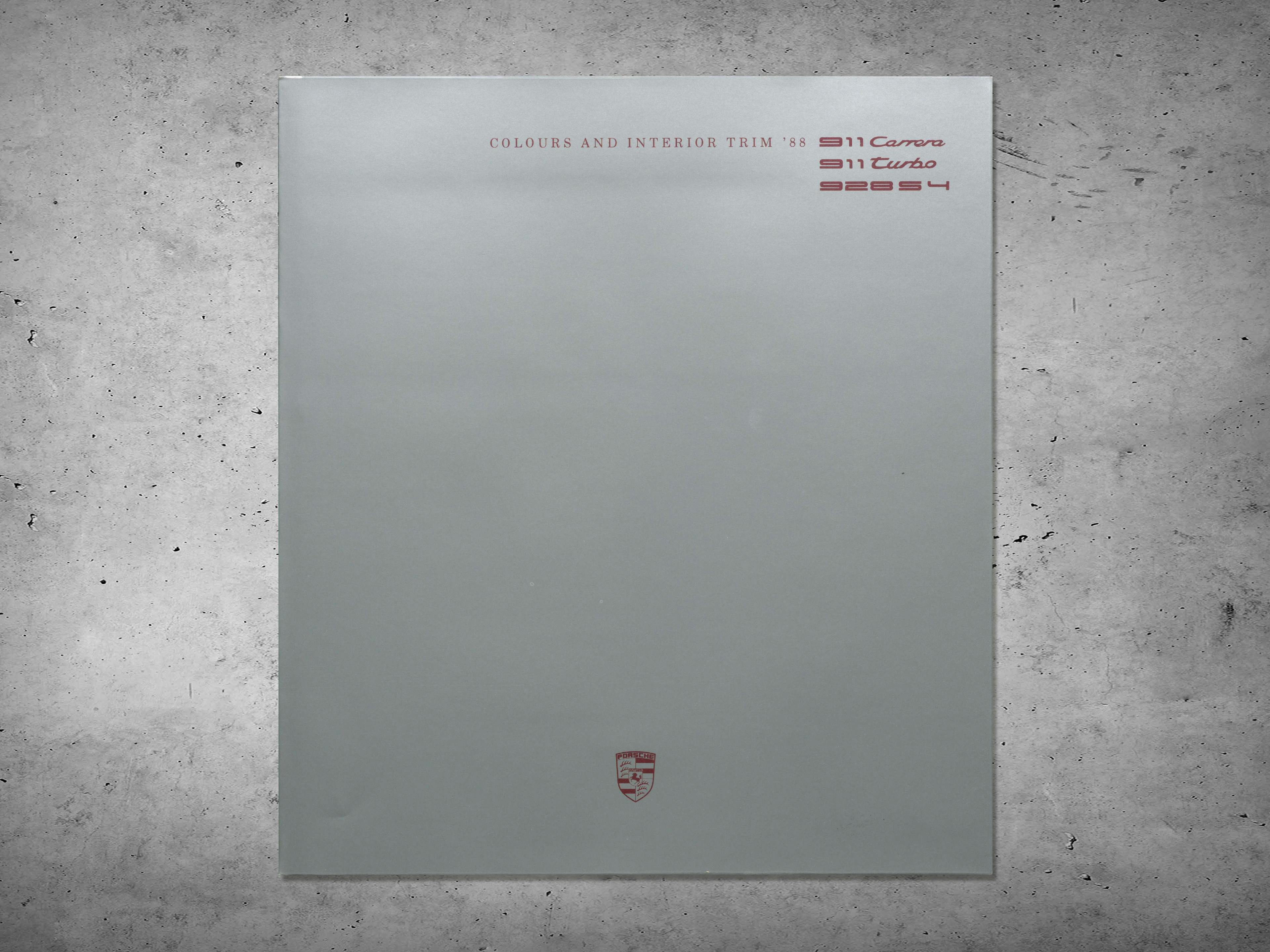 928 Colour information MY 1988