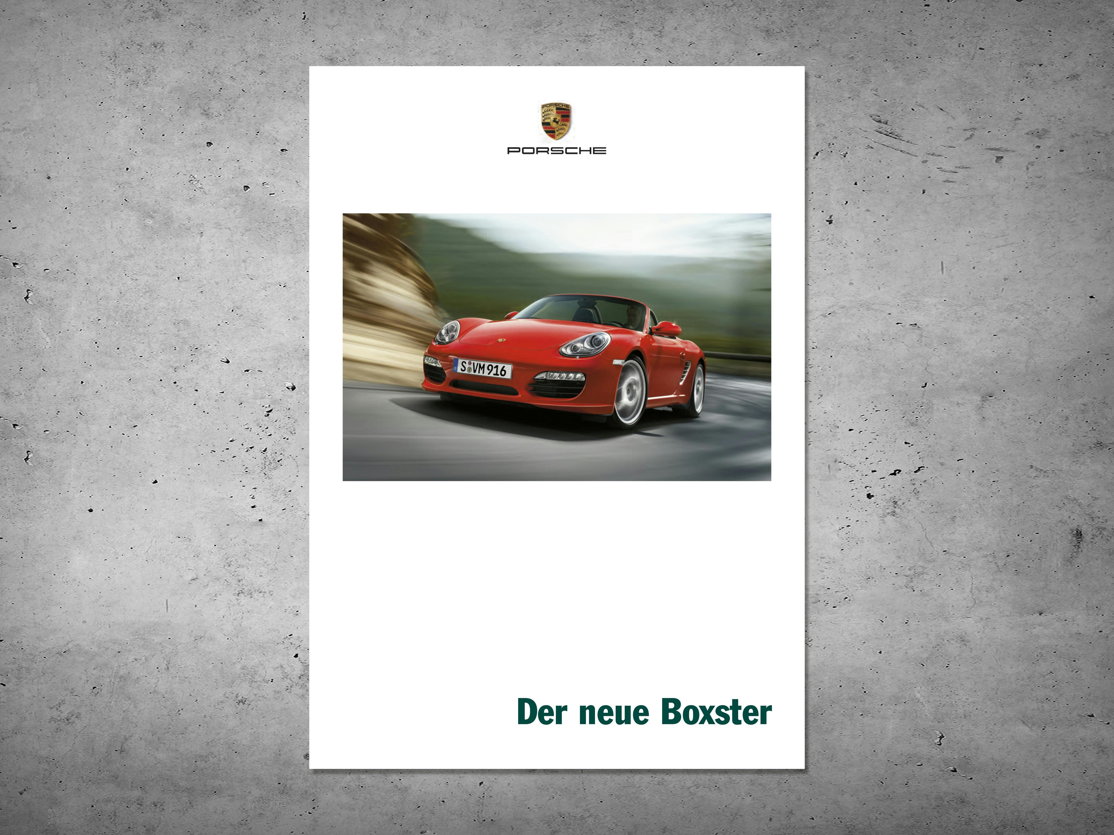 987 Boxster Colour information MY 2009