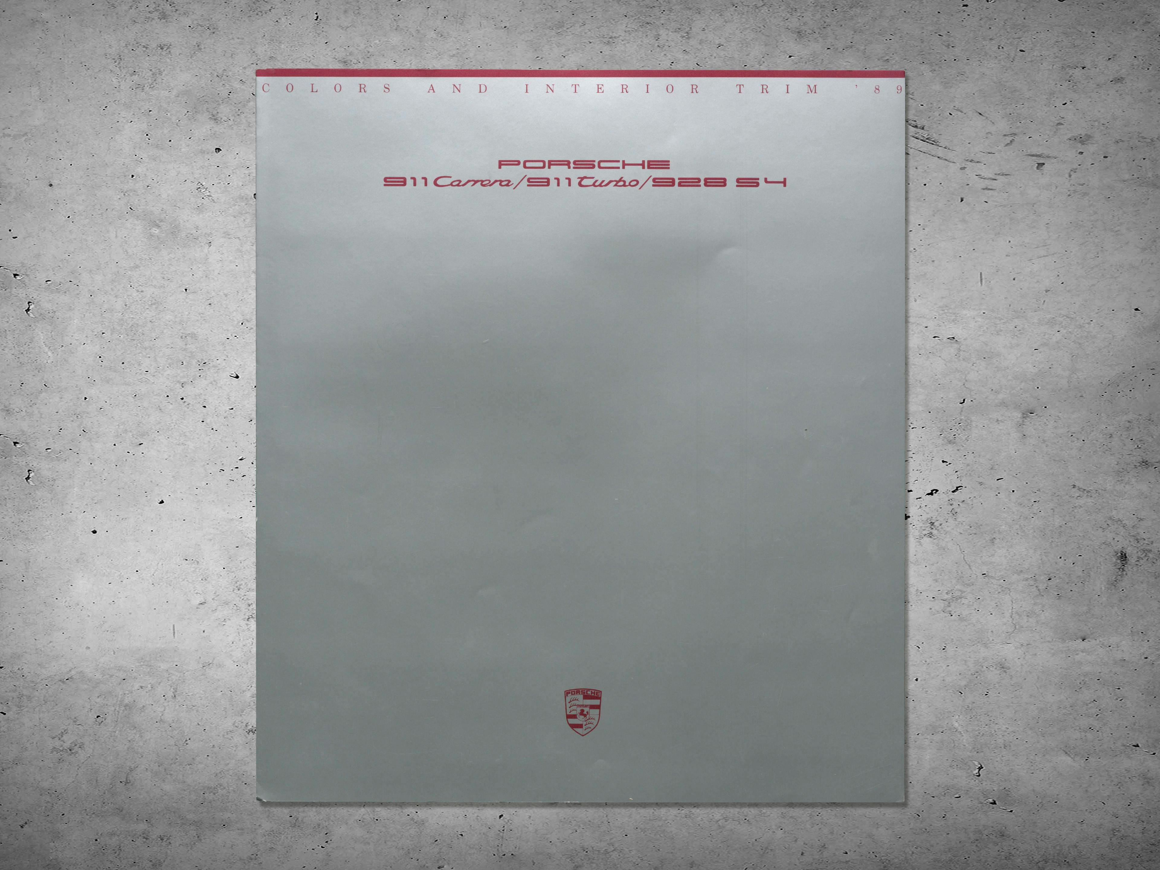 928 Colour information MY 1989