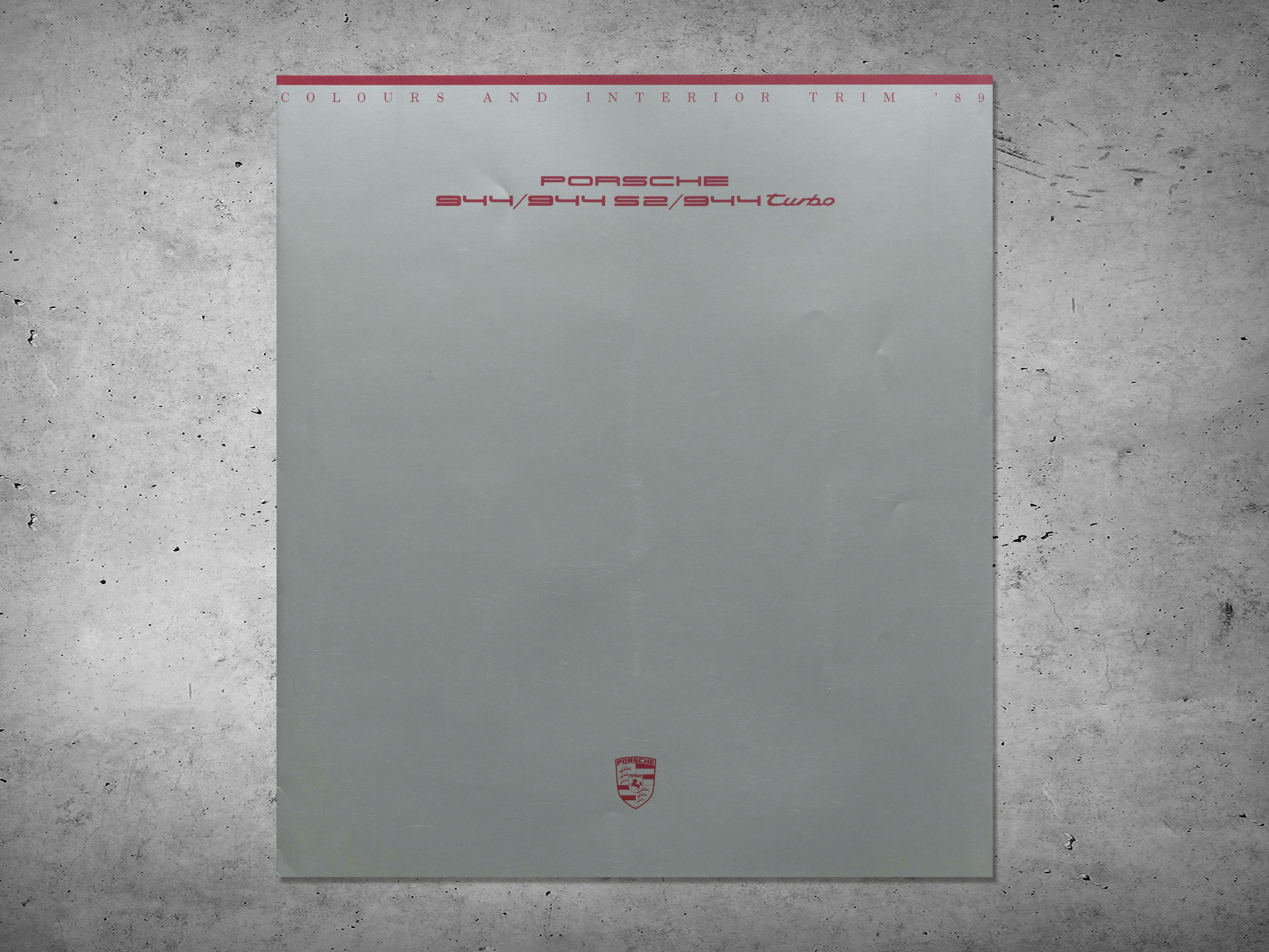 944 Colour information MY 1989