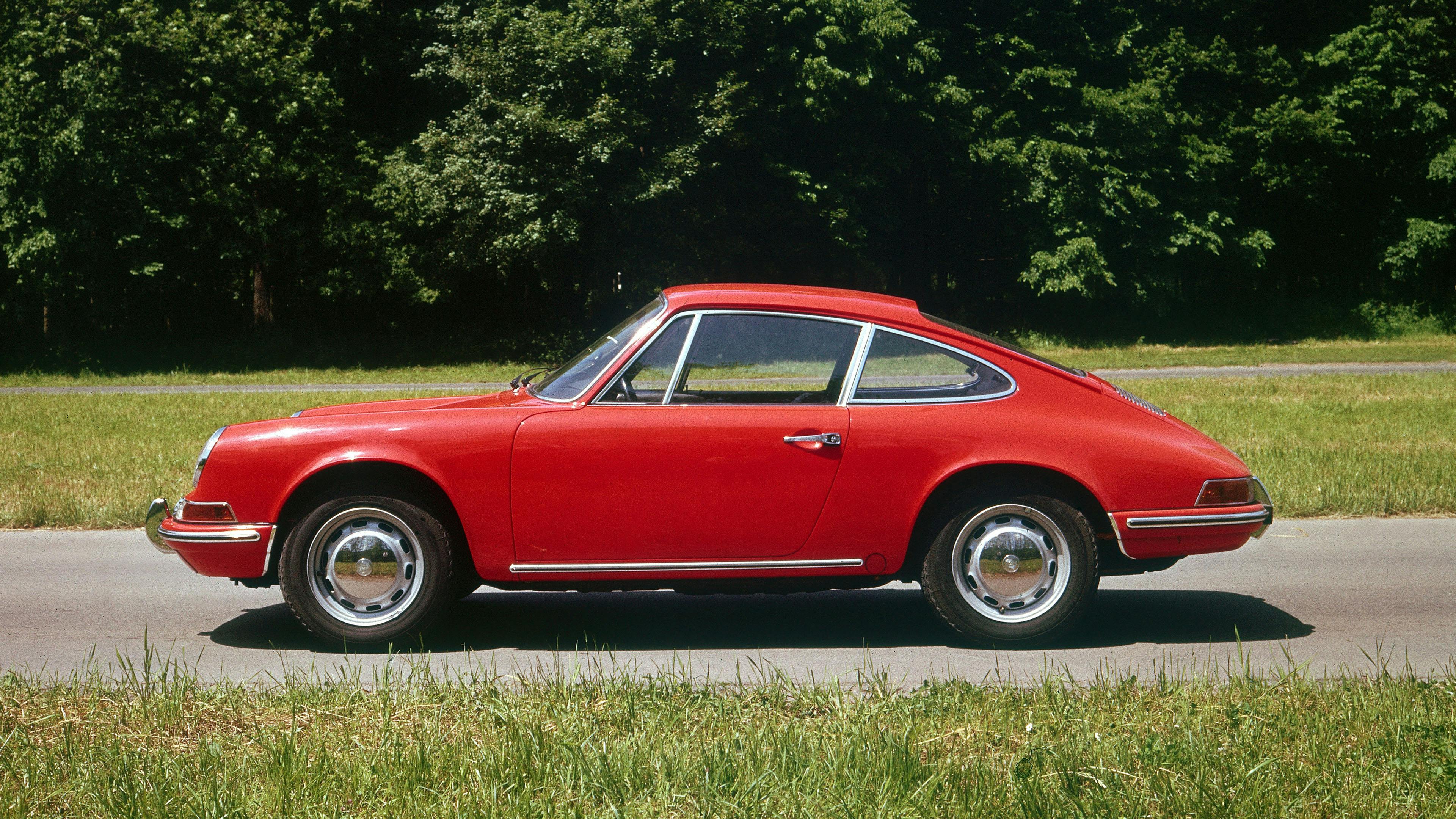 Red Porsche 911 E 2.0, 911 E 2.0 Targa (1969)
