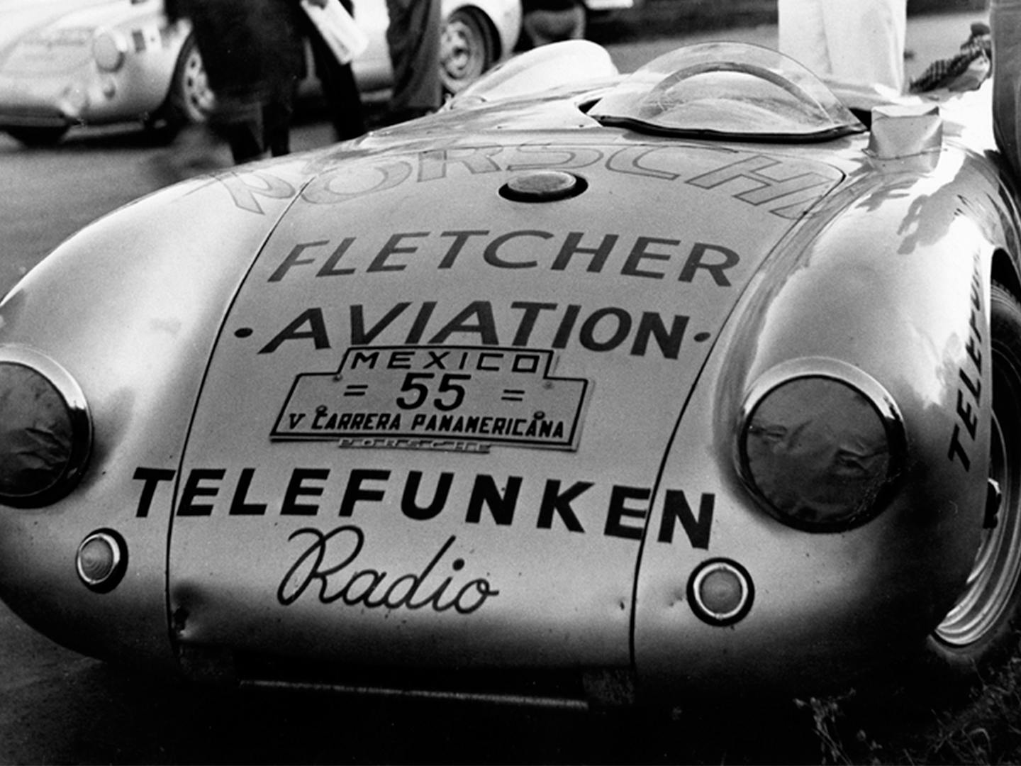 Fletcher Aviation, Telefunken, los primeros sponsors de Porsche en La Carrera Panamericana.