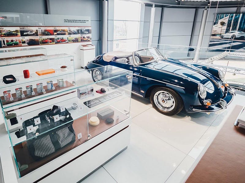 Classic Corner at the Porsche Centre