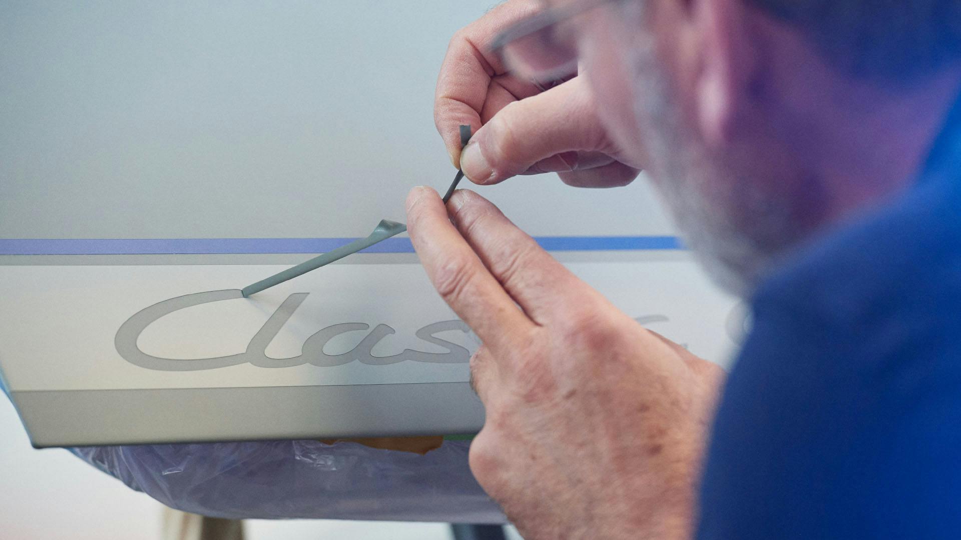 Porsche Classic Club Coupe logo is applied