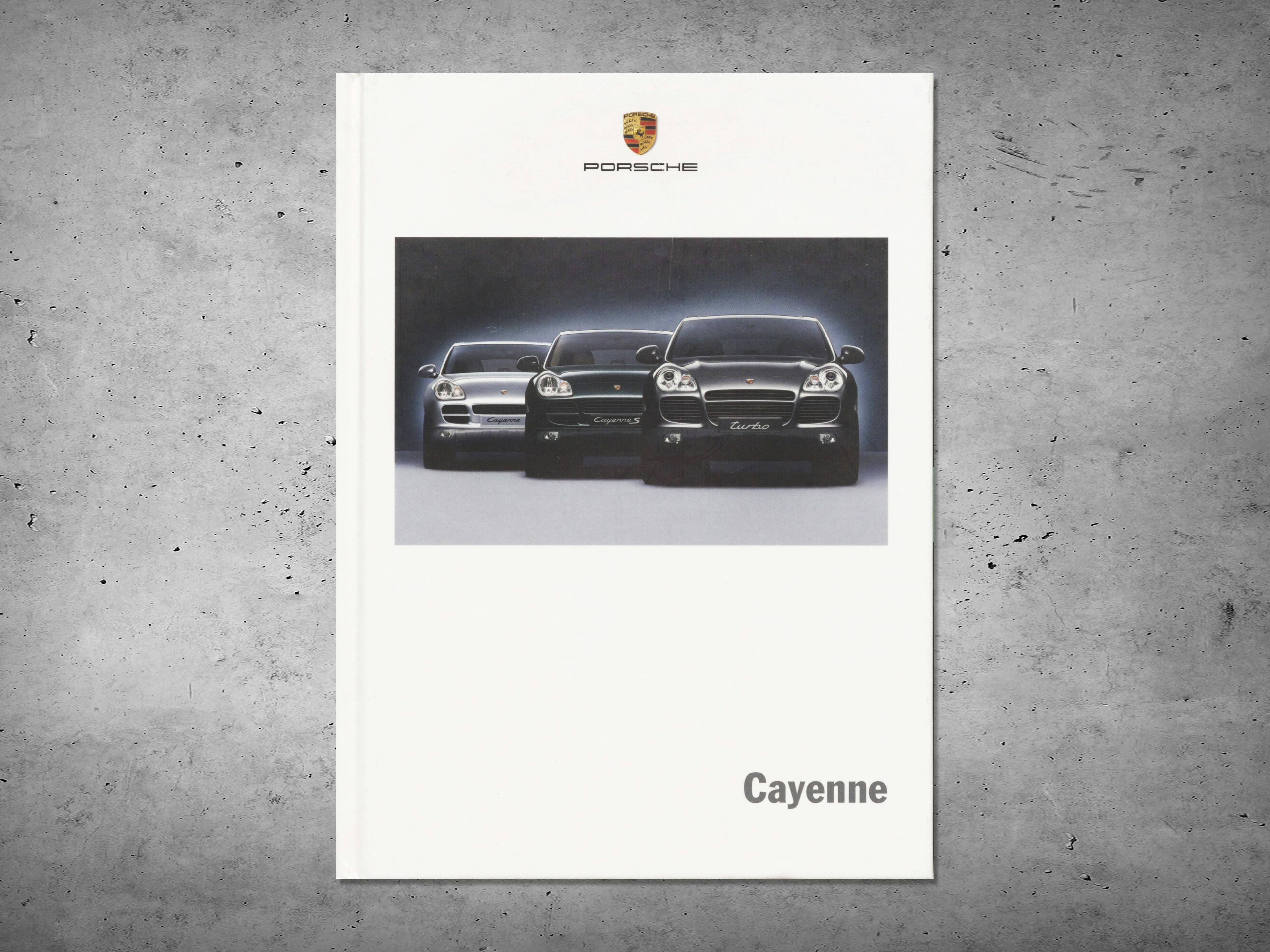 Cayenne E1 Colour information MY 2005