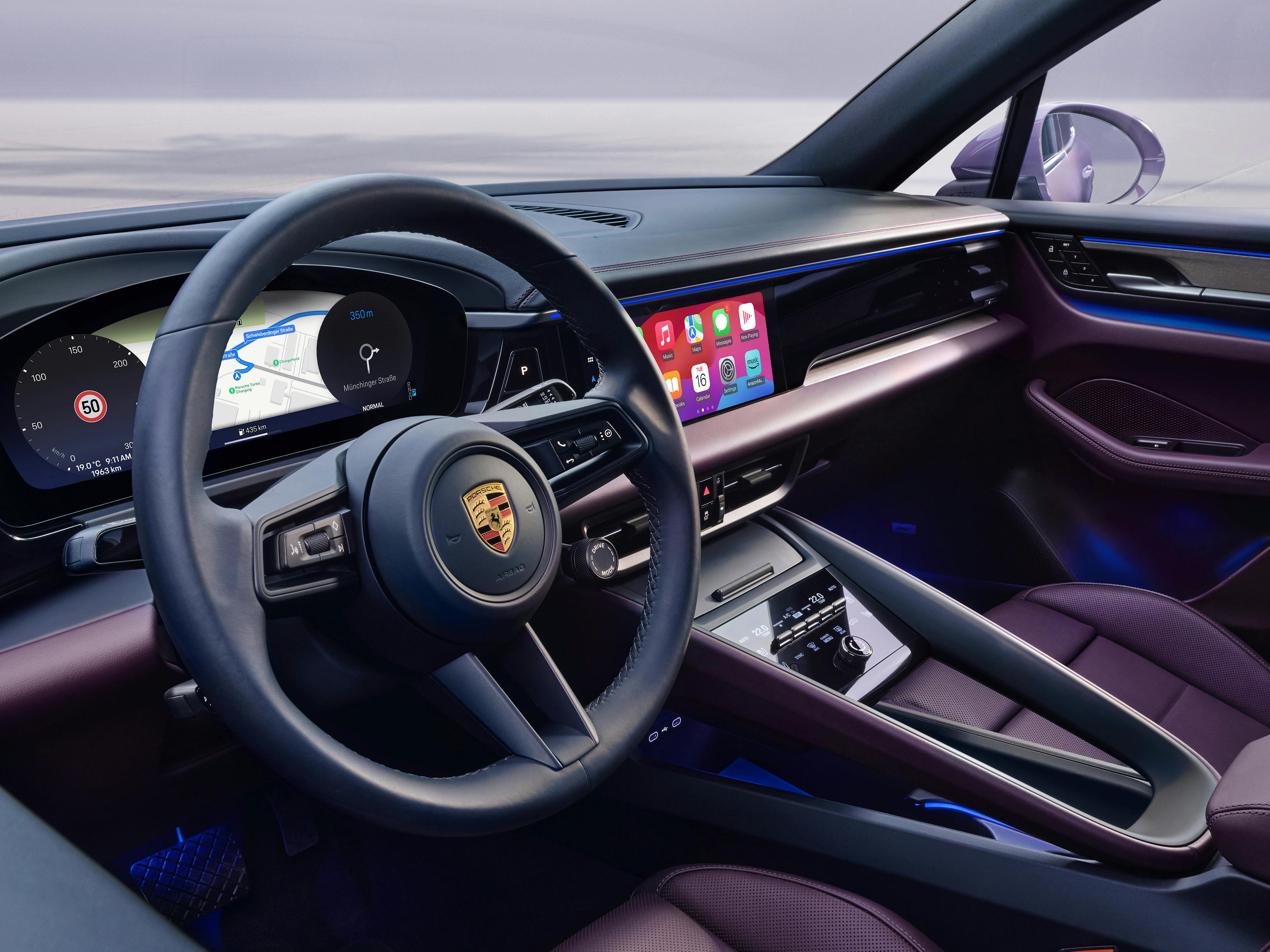 Interior Macan eléctrico