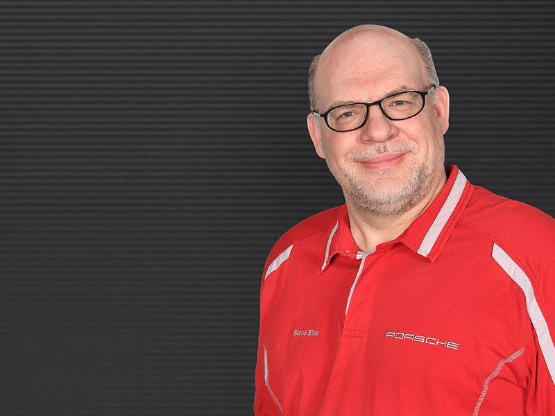 Portrait of the factory restoration employee Bernd Eise