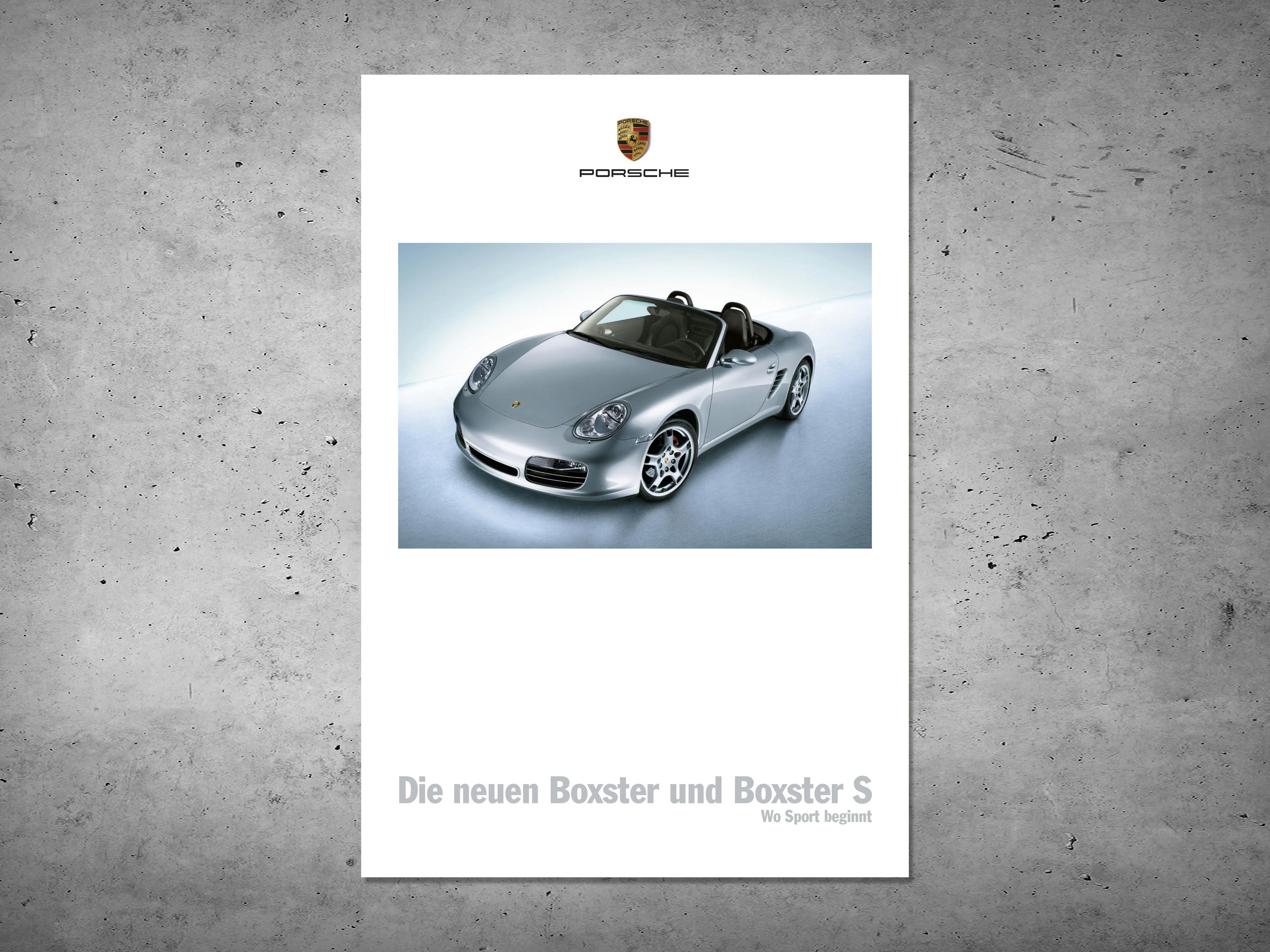 987 Boxster Colour information MY 2005