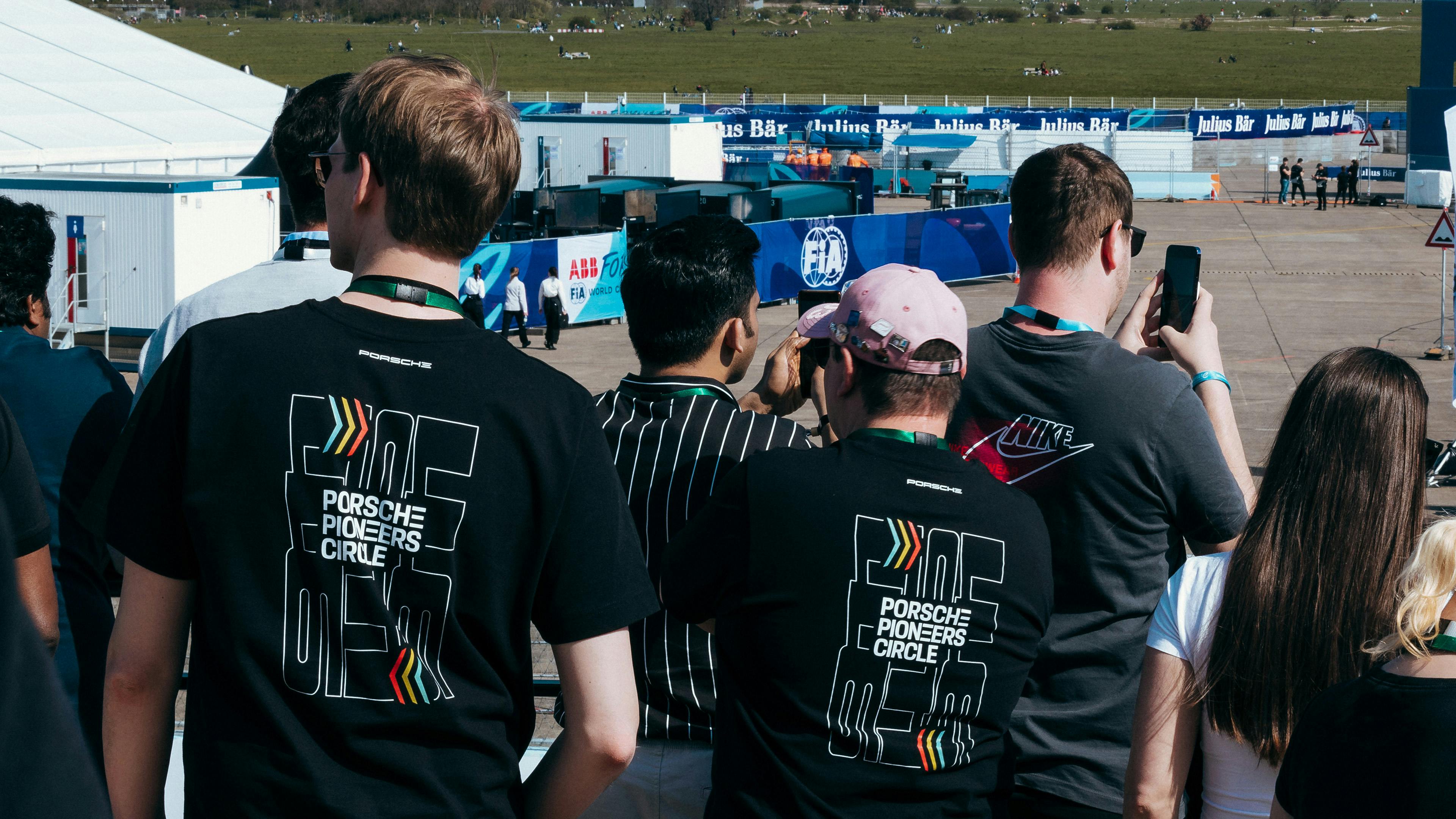 A Pioneers Circle event, with branded t-shirts.