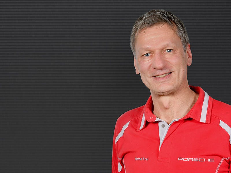 Portrait of the factory restoration employee Bernd Frei