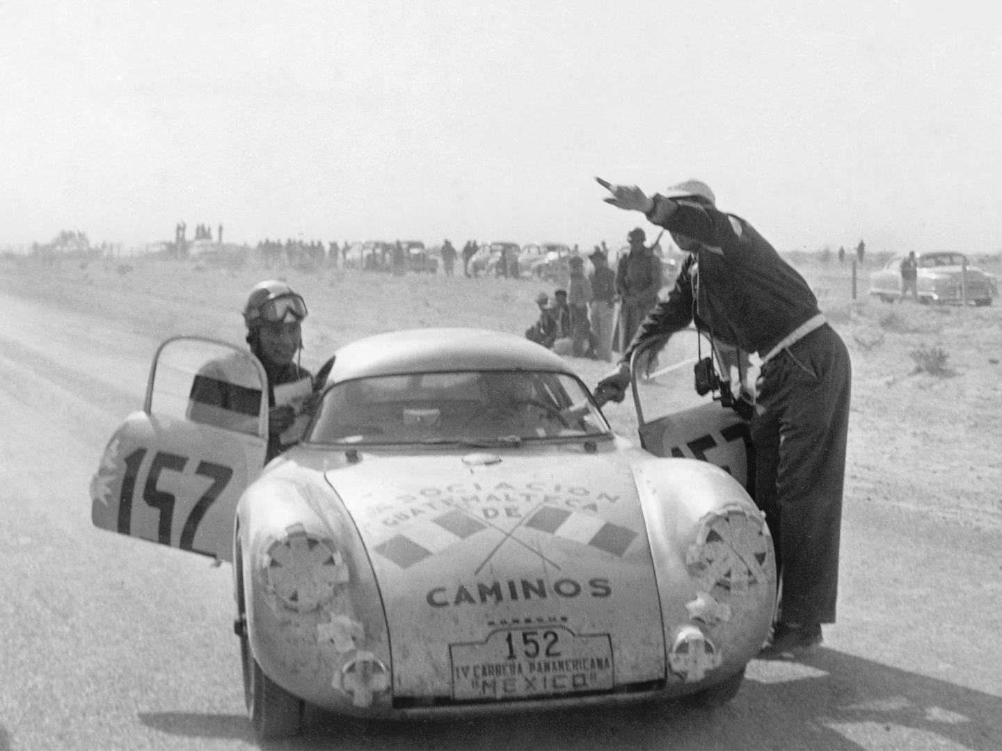 El Porsche 550 Coupé que obtuvo la victoria en su categoría en La Carrera Panamericana de 1953.
