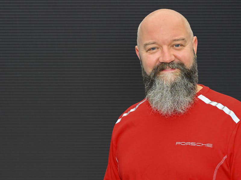 Portrait of the factory restoration employee Markus Schmiga