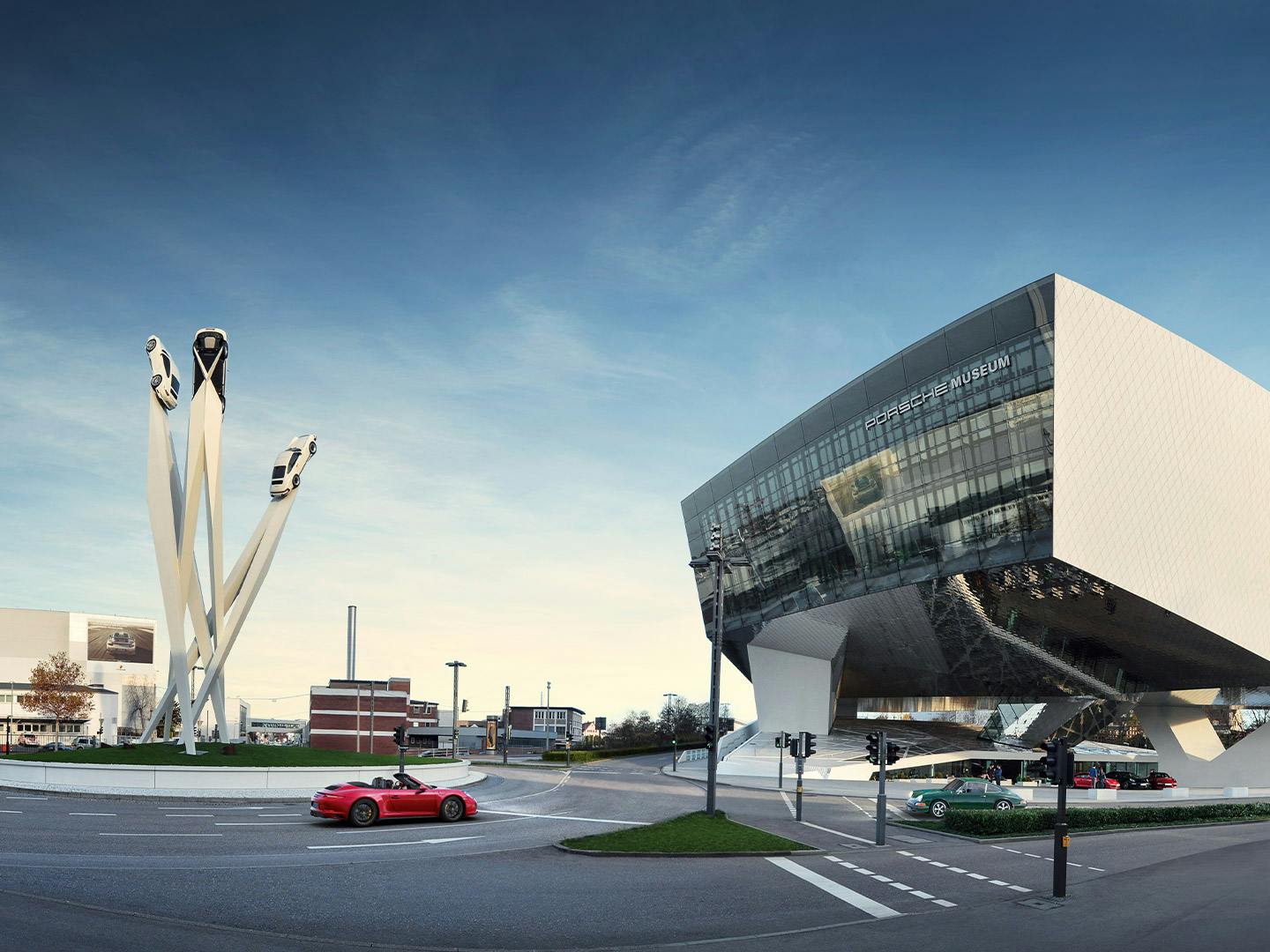 Porsche museum in Zuffenhausen.
