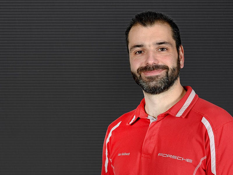 Portrait of the factory restoration employee Jan Hellbach