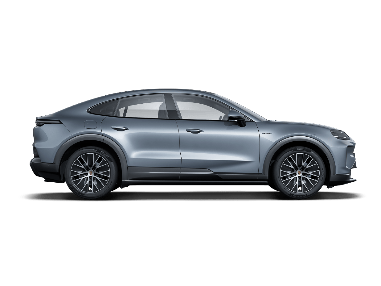 Side view of the Porsche Cayenne Coupé.