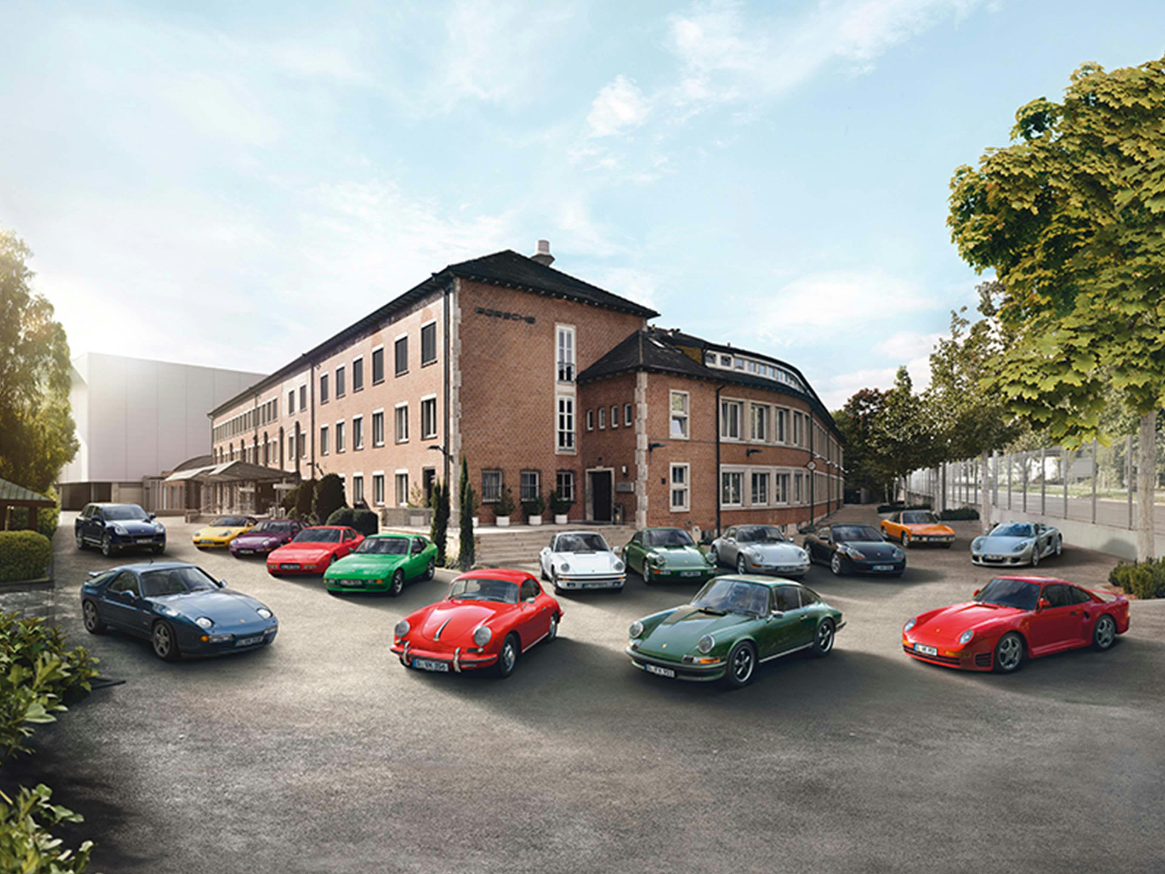 Klassieke Porsche auto's